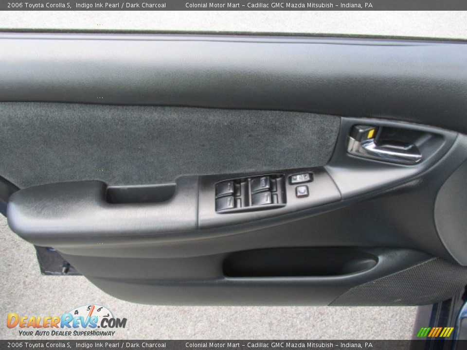 2006 Toyota Corolla S Indigo Ink Pearl / Dark Charcoal Photo #13