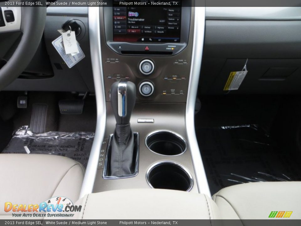 2013 Ford Edge SEL White Suede / Medium Light Stone Photo #30