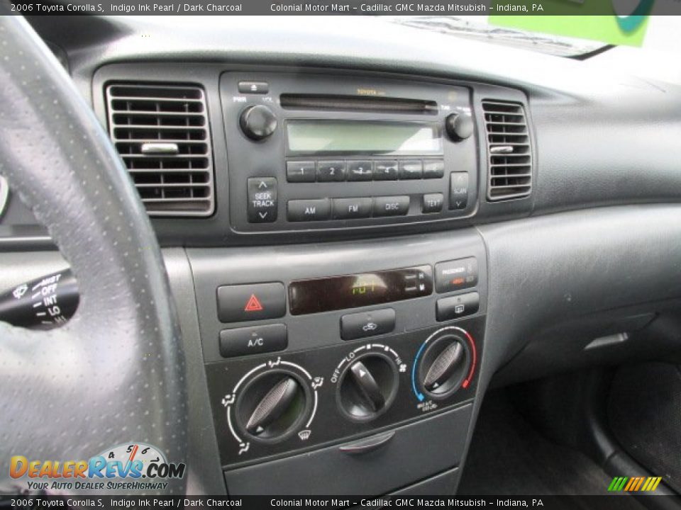 2006 Toyota Corolla S Indigo Ink Pearl / Dark Charcoal Photo #14