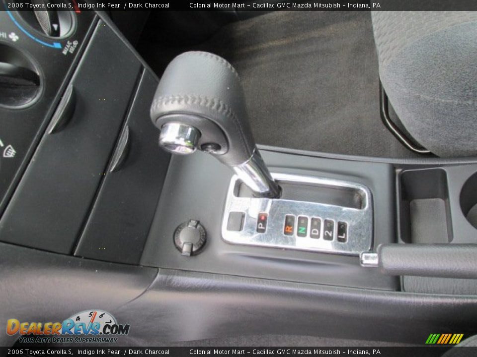 2006 Toyota Corolla S Indigo Ink Pearl / Dark Charcoal Photo #15