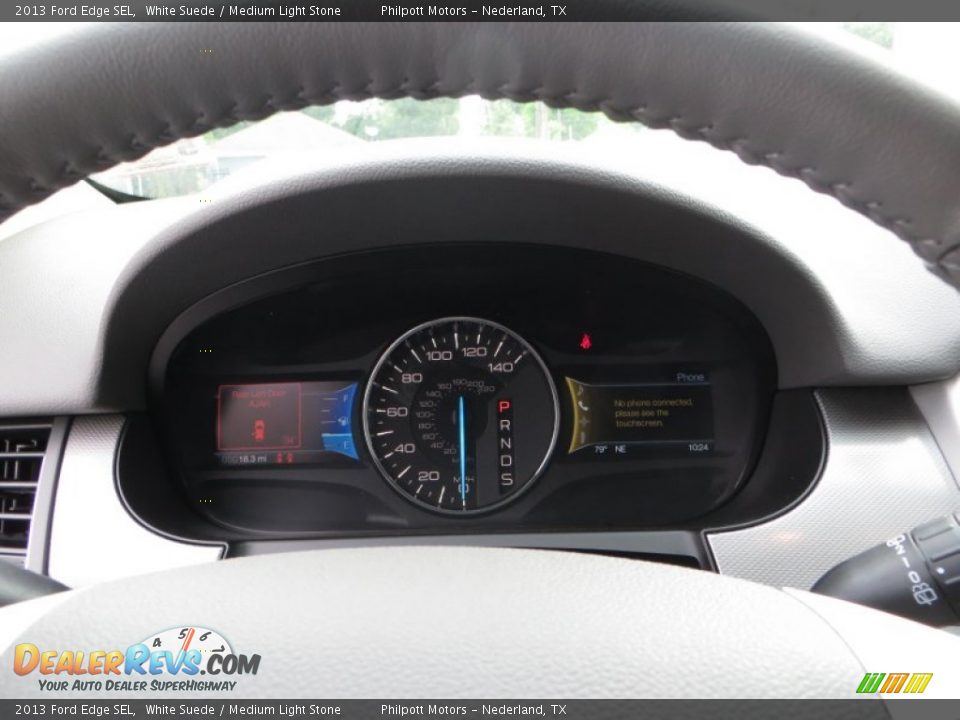 2013 Ford Edge SEL White Suede / Medium Light Stone Photo #32