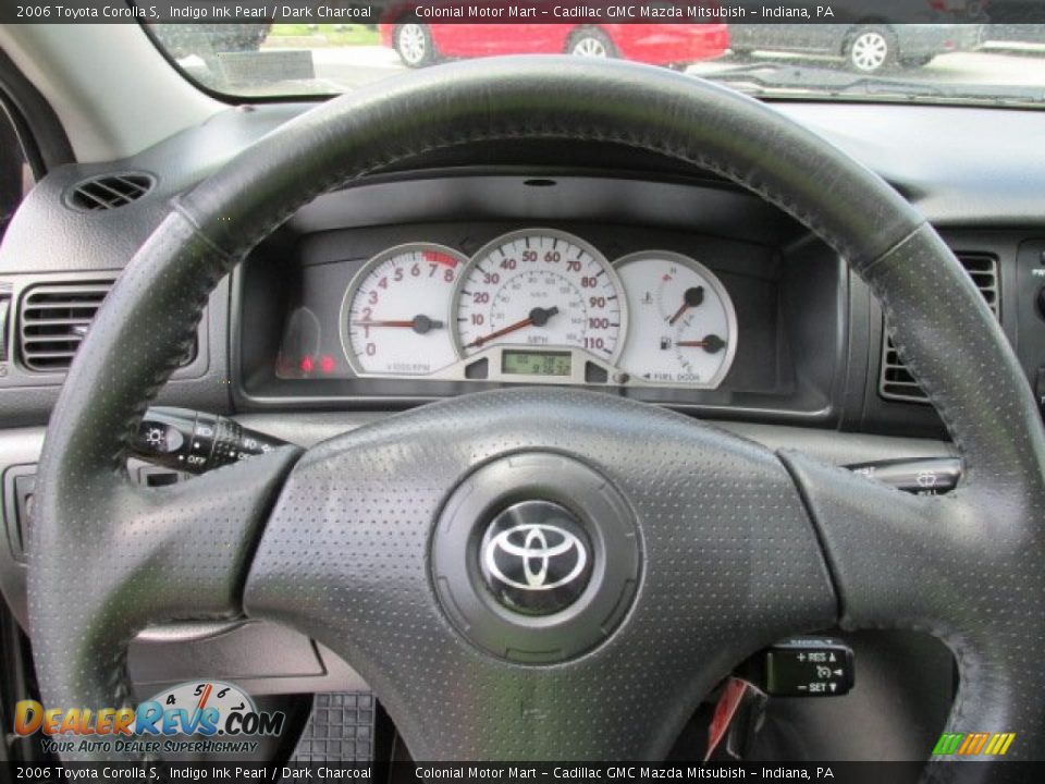 2006 Toyota Corolla S Indigo Ink Pearl / Dark Charcoal Photo #16