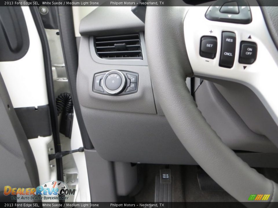 2013 Ford Edge SEL White Suede / Medium Light Stone Photo #33