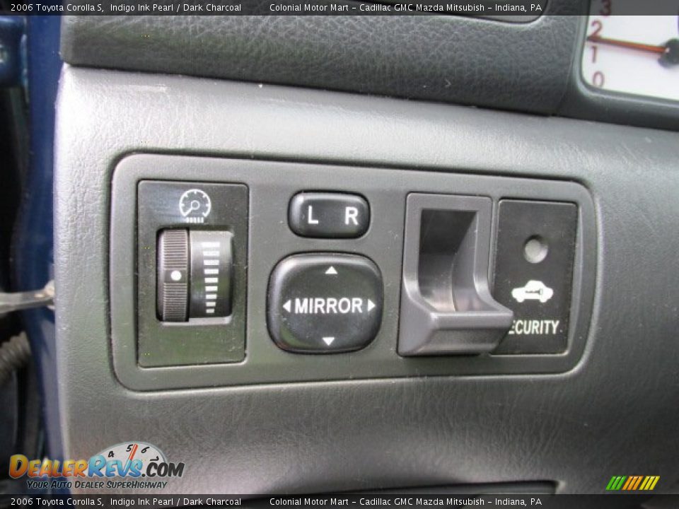 2006 Toyota Corolla S Indigo Ink Pearl / Dark Charcoal Photo #17