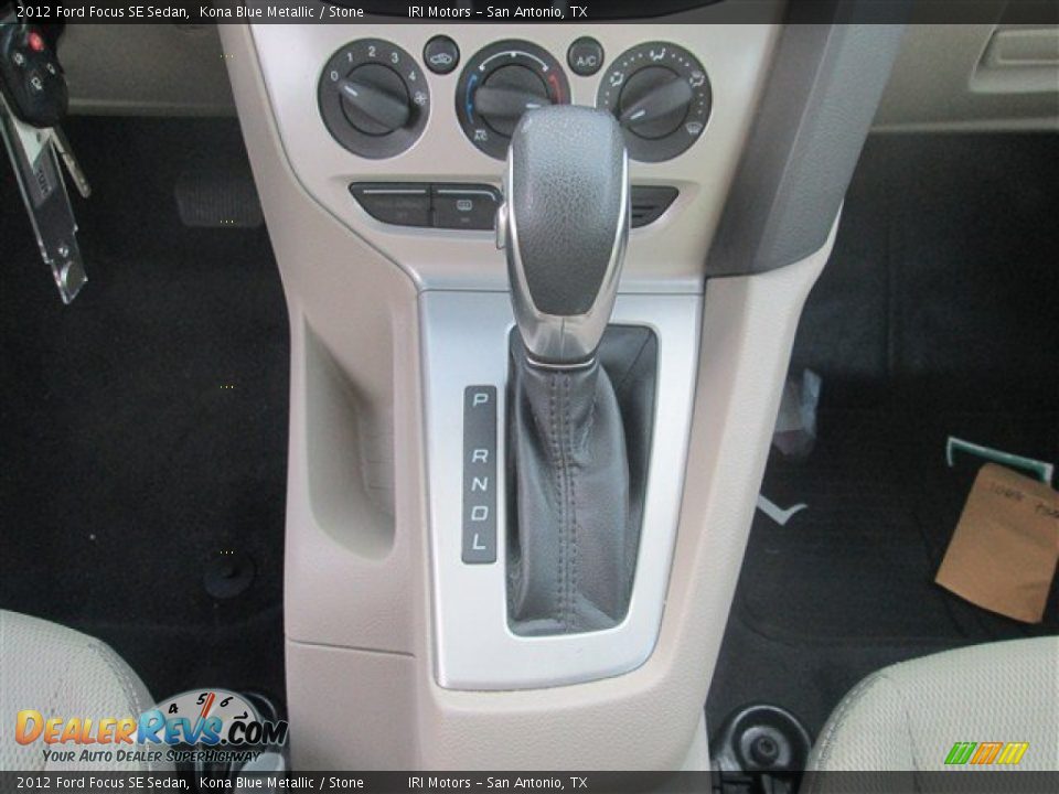 2012 Ford Focus SE Sedan Kona Blue Metallic / Stone Photo #12
