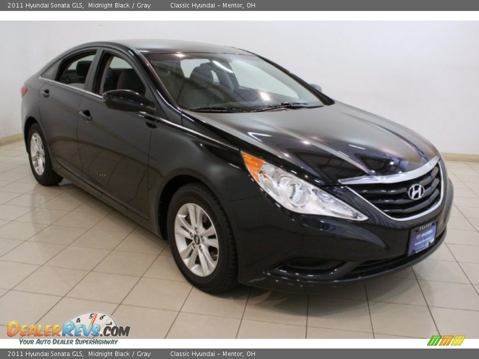 2011 Hyundai Sonata GLS Midnight Black / Gray Photo #1