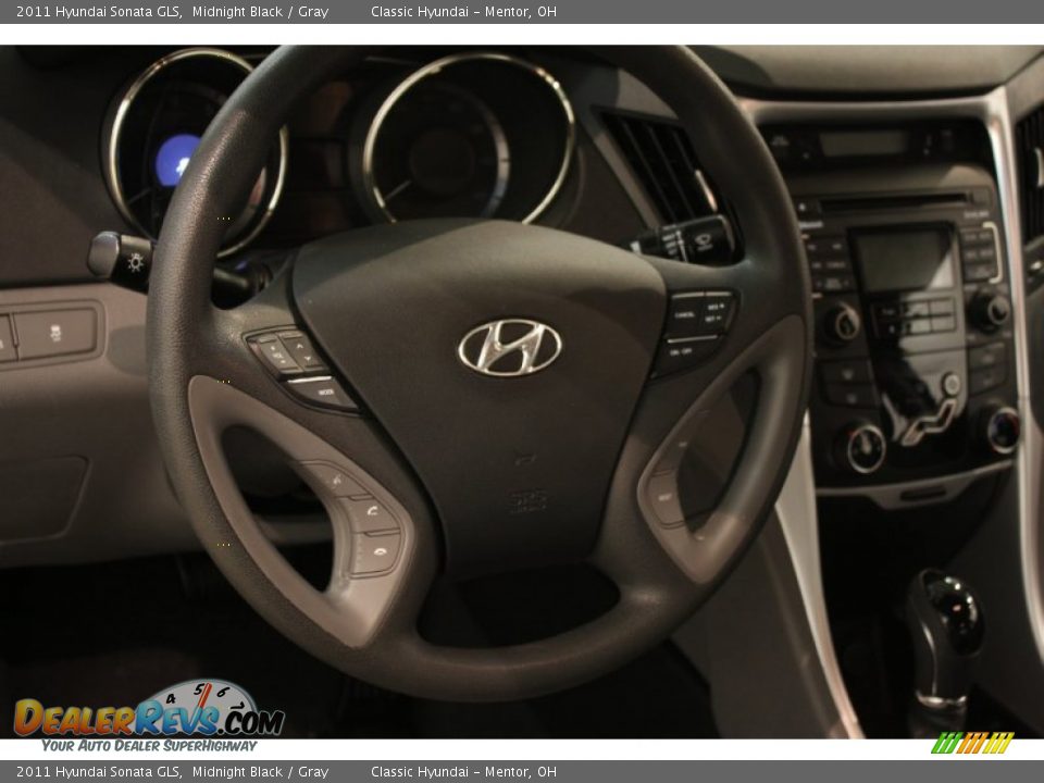 2011 Hyundai Sonata GLS Steering Wheel Photo #6