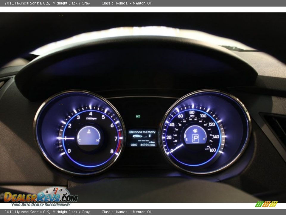 2011 Hyundai Sonata GLS Gauges Photo #7