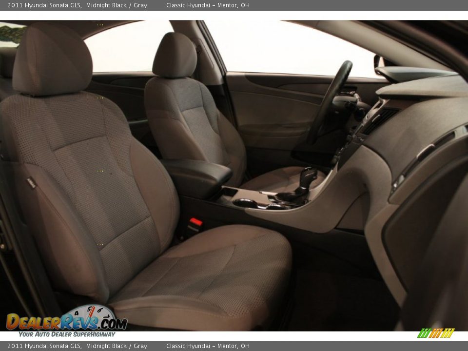 Gray Interior - 2011 Hyundai Sonata GLS Photo #10