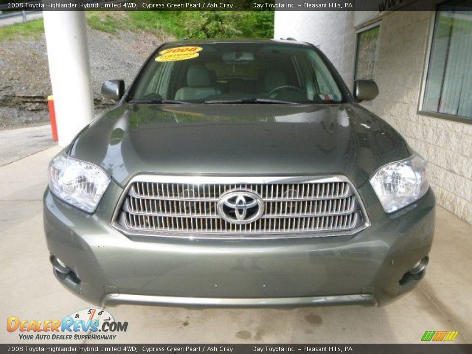 2008 Toyota Highlander Hybrid Limited 4WD Cypress Green Pearl / Ash Gray Photo #6
