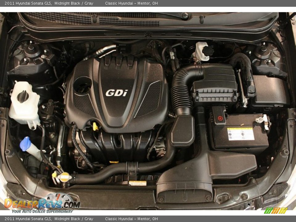 2011 Hyundai Sonata GLS 2.4 Liter GDI DOHC 16-Valve CVVT 4 Cylinder Engine Photo #14
