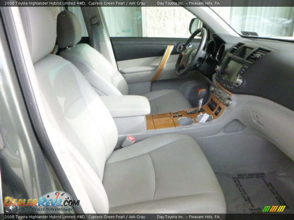2008 Toyota Highlander Hybrid Limited 4WD Cypress Green Pearl / Ash Gray Photo #9