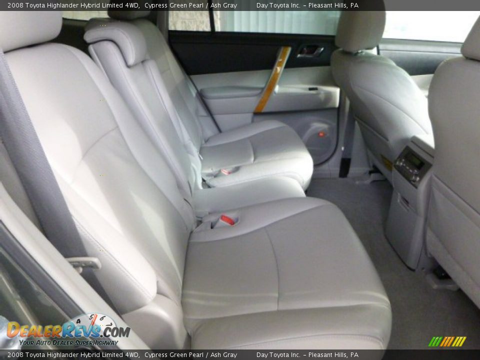 2008 Toyota Highlander Hybrid Limited 4WD Cypress Green Pearl / Ash Gray Photo #12