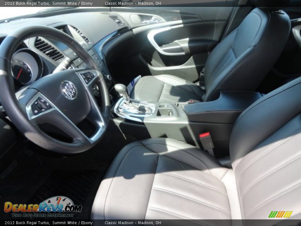 2013 Buick Regal Turbo Summit White / Ebony Photo #2