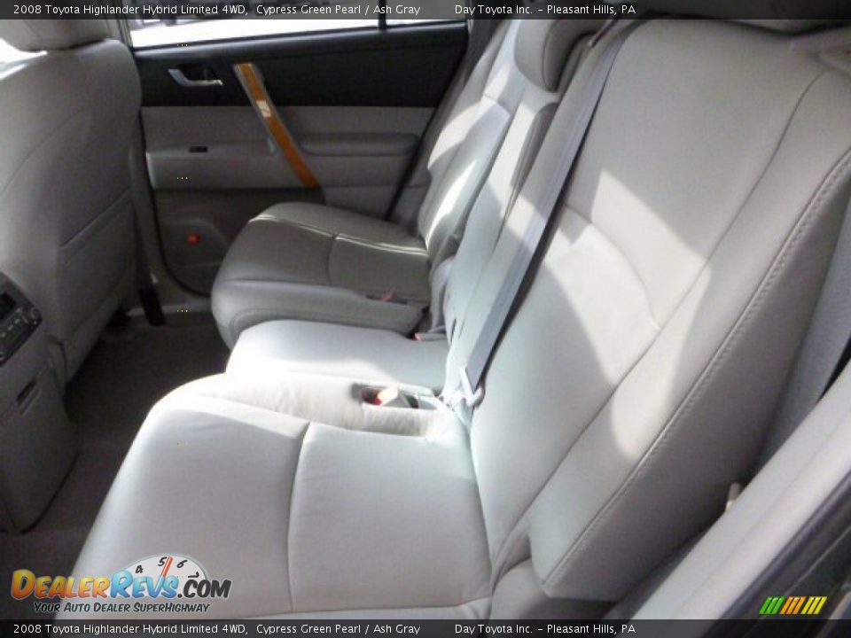 2008 Toyota Highlander Hybrid Limited 4WD Cypress Green Pearl / Ash Gray Photo #14