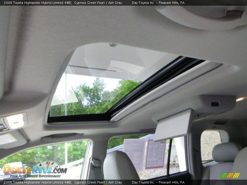 2008 Toyota Highlander Hybrid Limited 4WD Cypress Green Pearl / Ash Gray Photo #18