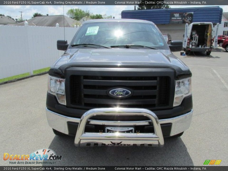 2010 Ford F150 XL SuperCab 4x4 Sterling Grey Metallic / Medium Stone Photo #3