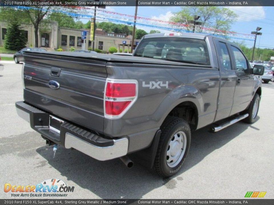 2010 Ford F150 XL SuperCab 4x4 Sterling Grey Metallic / Medium Stone Photo #6
