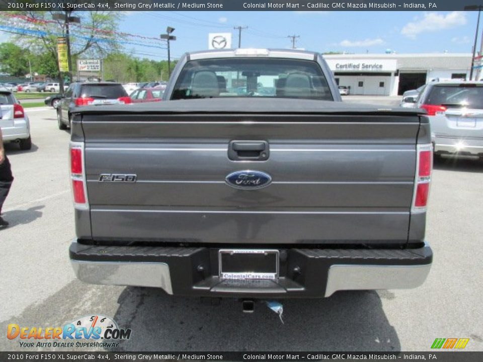 2010 Ford F150 XL SuperCab 4x4 Sterling Grey Metallic / Medium Stone Photo #7
