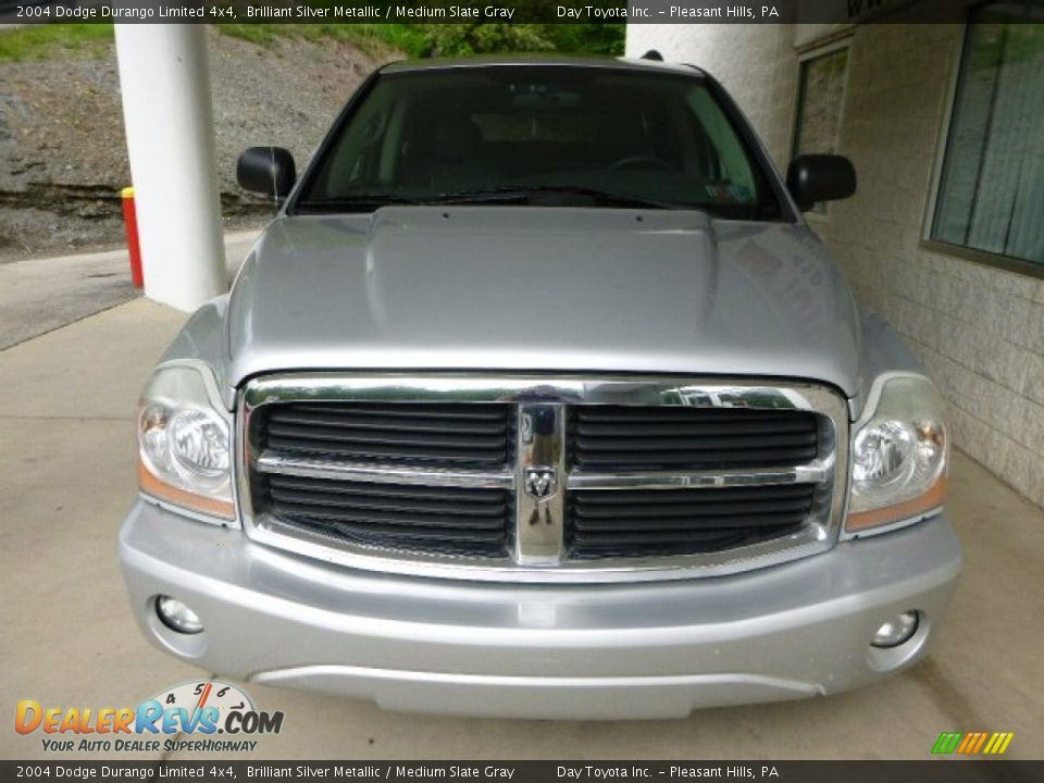 2004 Dodge Durango Limited 4x4 Brilliant Silver Metallic / Medium Slate Gray Photo #6