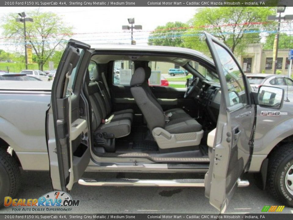 2010 Ford F150 XL SuperCab 4x4 Sterling Grey Metallic / Medium Stone Photo #11