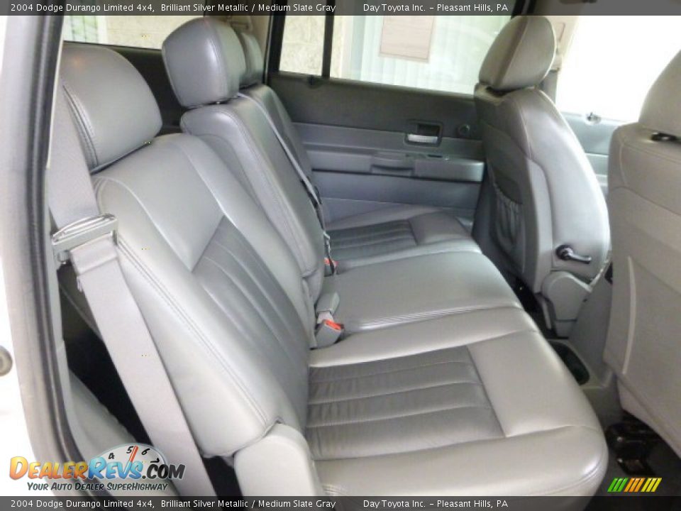 2004 Dodge Durango Limited 4x4 Brilliant Silver Metallic / Medium Slate Gray Photo #11