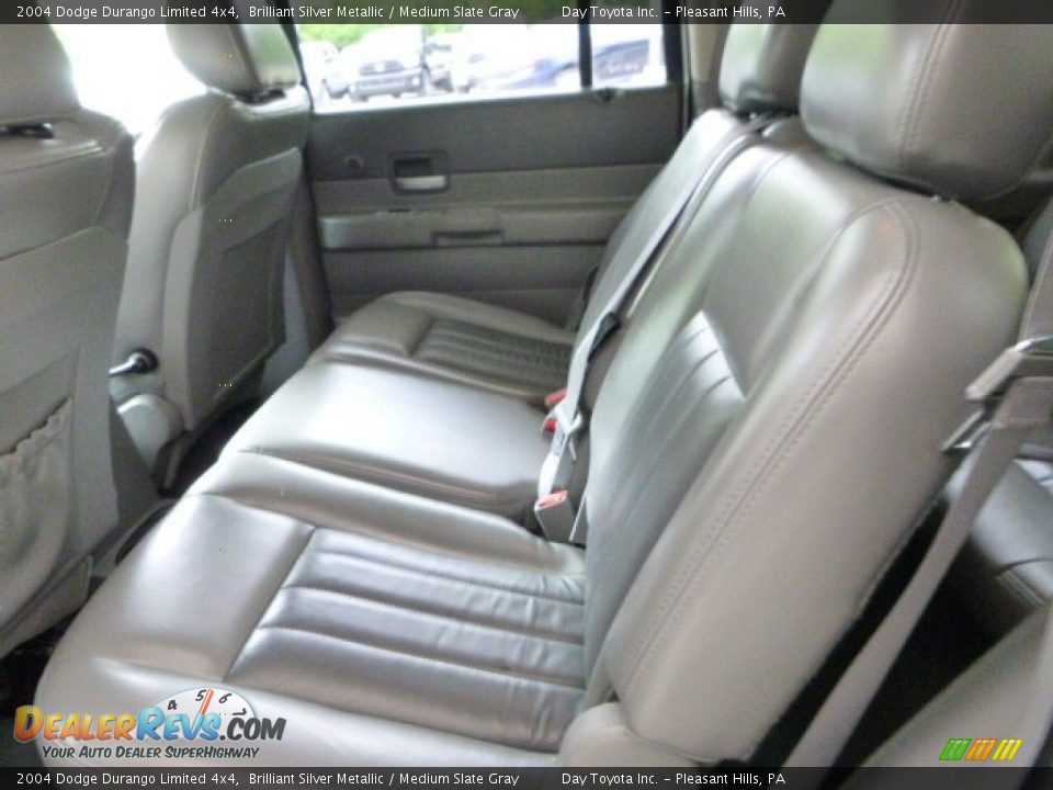 2004 Dodge Durango Limited 4x4 Brilliant Silver Metallic / Medium Slate Gray Photo #14