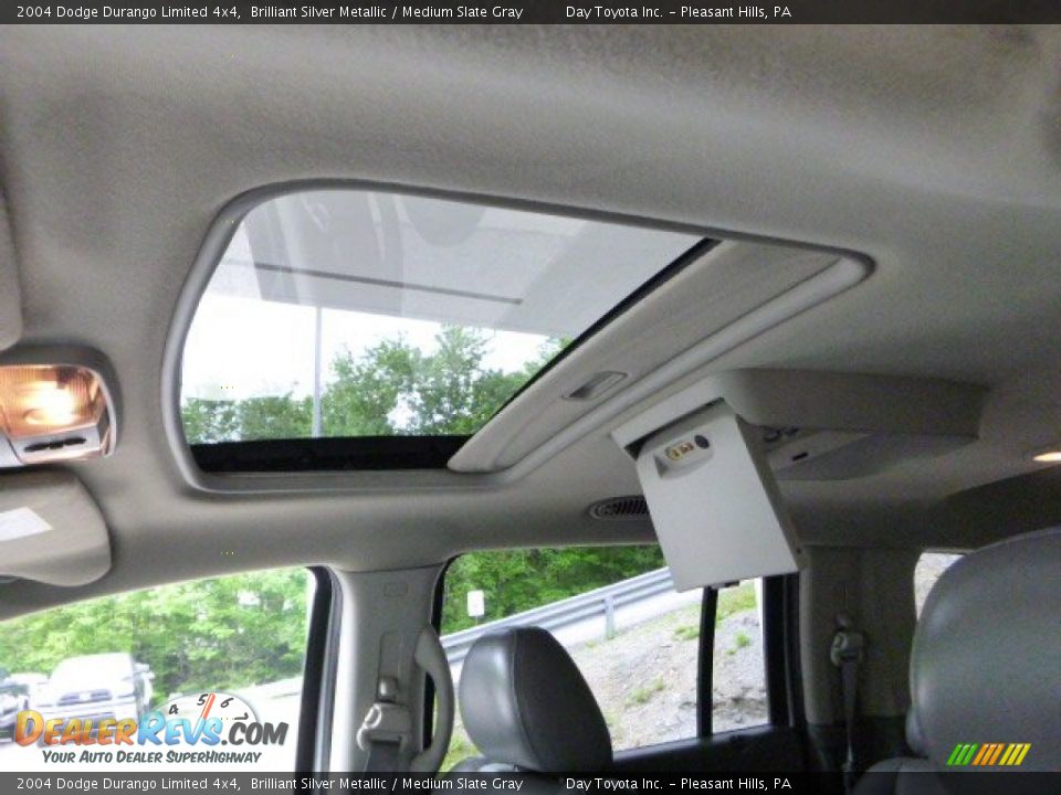 2004 Dodge Durango Limited 4x4 Brilliant Silver Metallic / Medium Slate Gray Photo #17