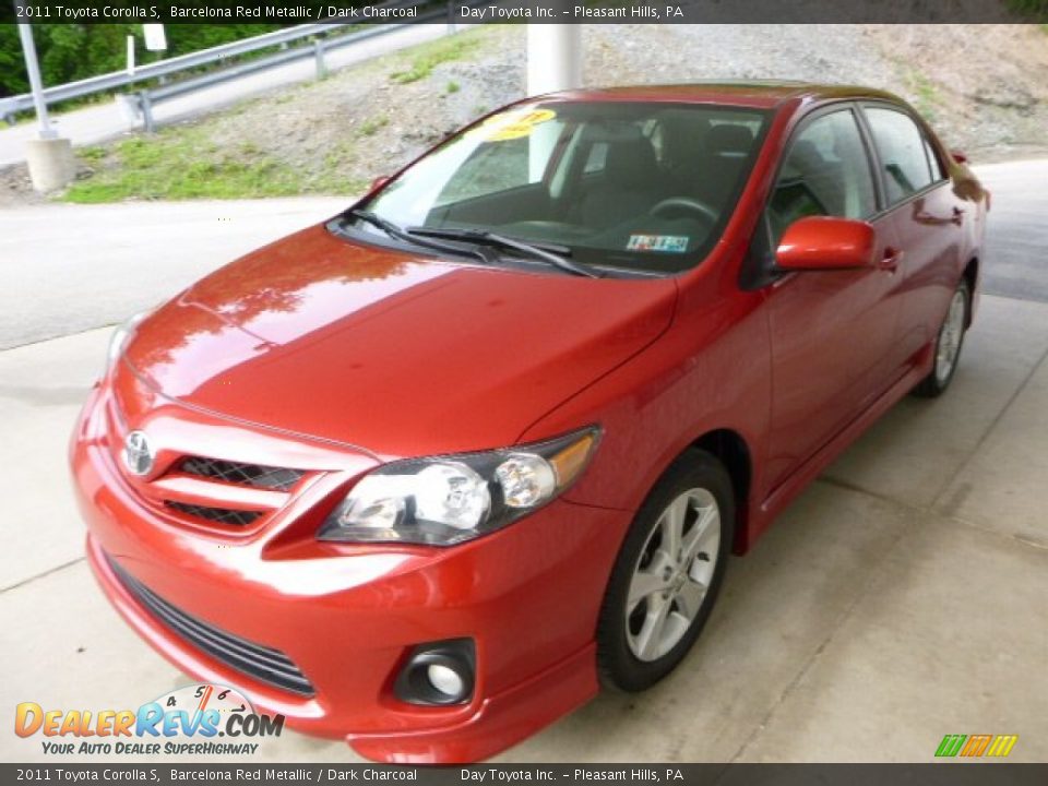 2011 Toyota Corolla S Barcelona Red Metallic / Dark Charcoal Photo #5