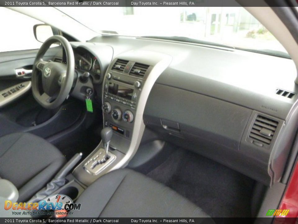 2011 Toyota Corolla S Barcelona Red Metallic / Dark Charcoal Photo #10