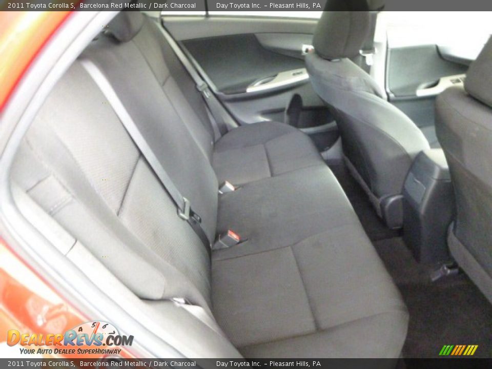 2011 Toyota Corolla S Barcelona Red Metallic / Dark Charcoal Photo #12