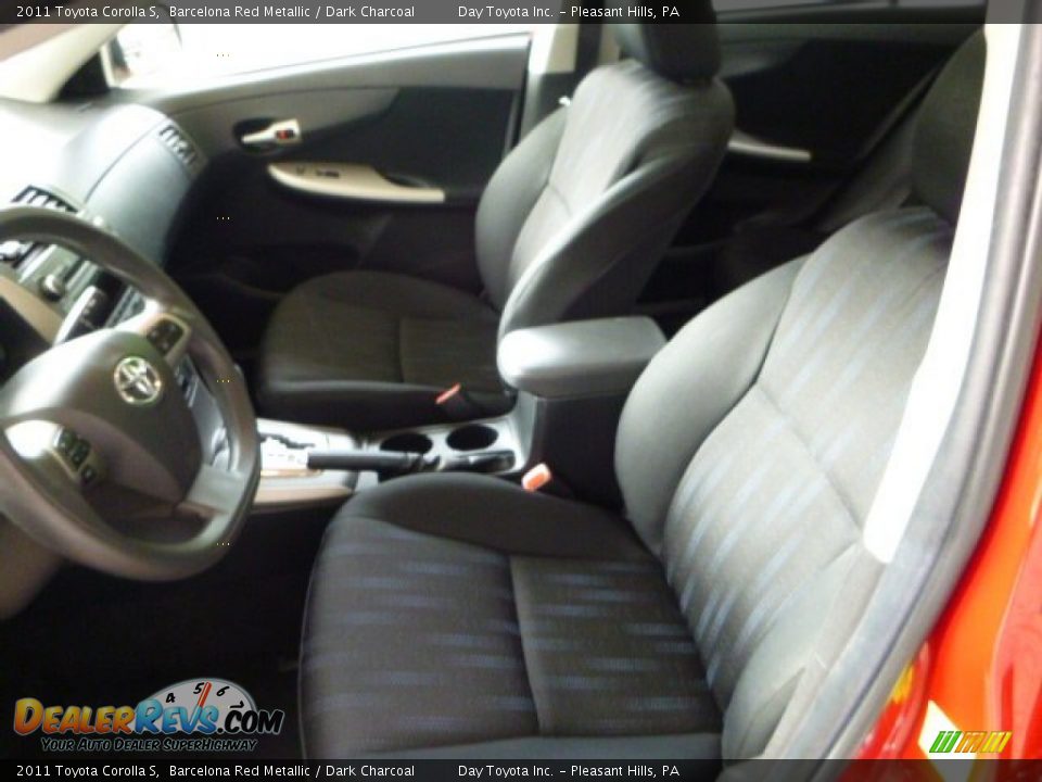 2011 Toyota Corolla S Barcelona Red Metallic / Dark Charcoal Photo #13