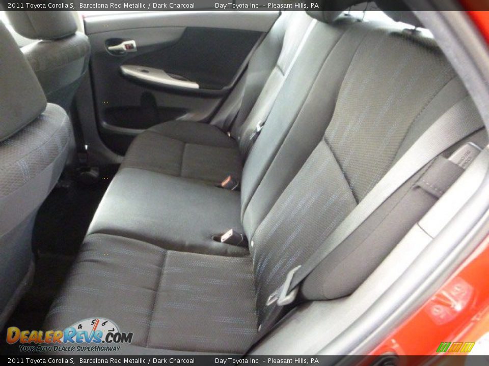 2011 Toyota Corolla S Barcelona Red Metallic / Dark Charcoal Photo #14