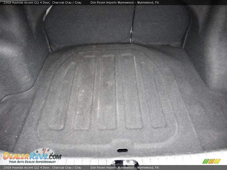 2009 Hyundai Accent GLS 4 Door Charcoal Gray / Gray Photo #27