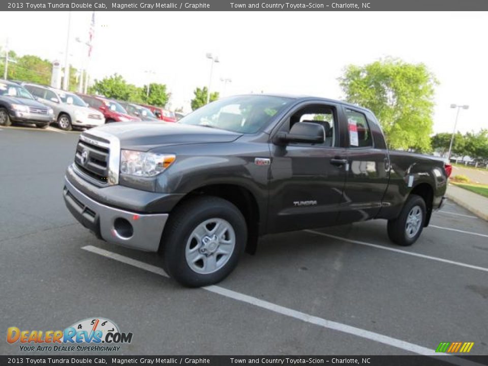 2013 Toyota Tundra Double Cab Magnetic Gray Metallic / Graphite Photo #3