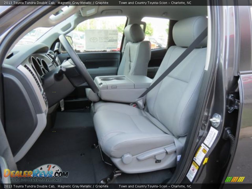 2013 Toyota Tundra Double Cab Magnetic Gray Metallic / Graphite Photo #8