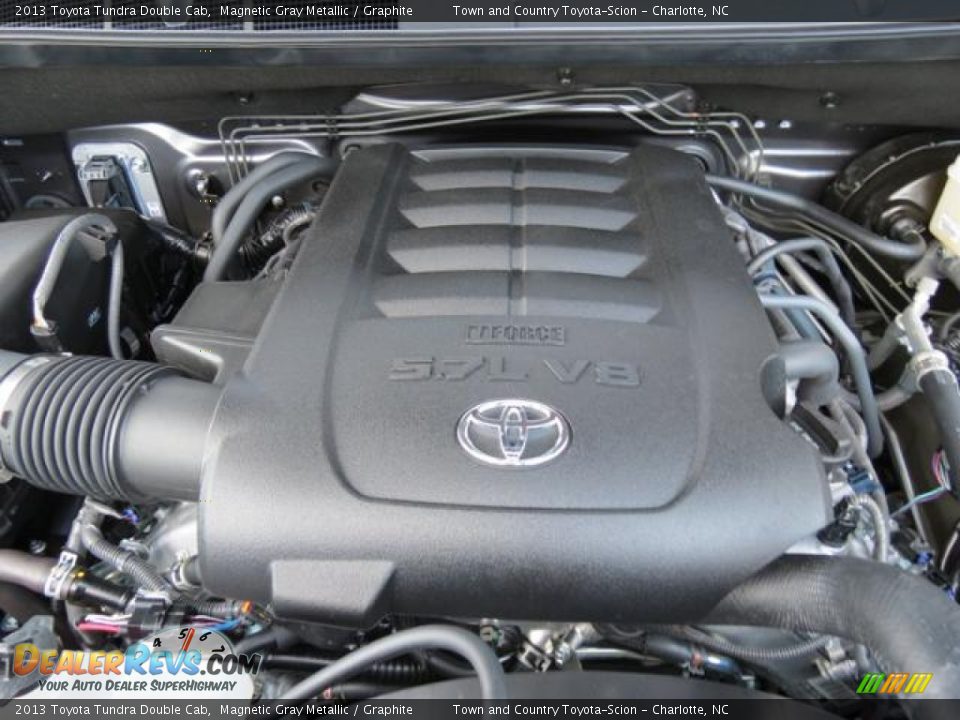 2013 Toyota Tundra Double Cab Magnetic Gray Metallic / Graphite Photo #19