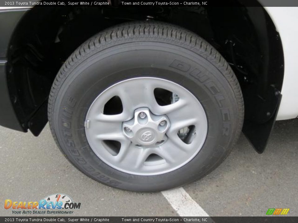 2013 Toyota Tundra Double Cab Super White / Graphite Photo #4