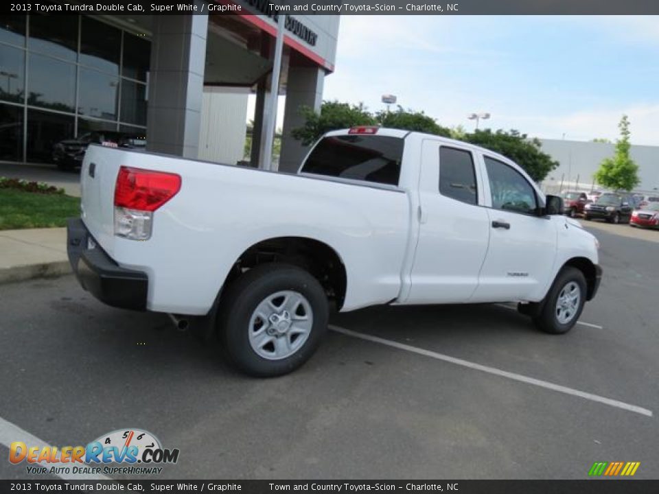 2013 Toyota Tundra Double Cab Super White / Graphite Photo #16