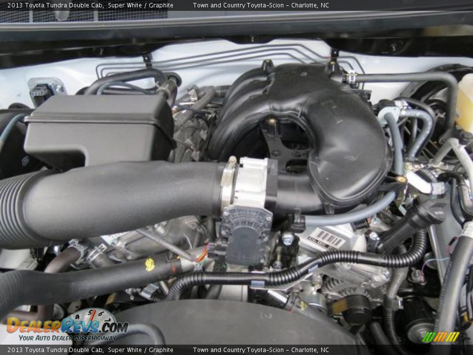 2013 Toyota Tundra Double Cab Super White / Graphite Photo #19