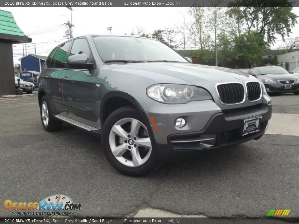 2010 BMW X5 xDrive30i Space Grey Metallic / Sand Beige Photo #2