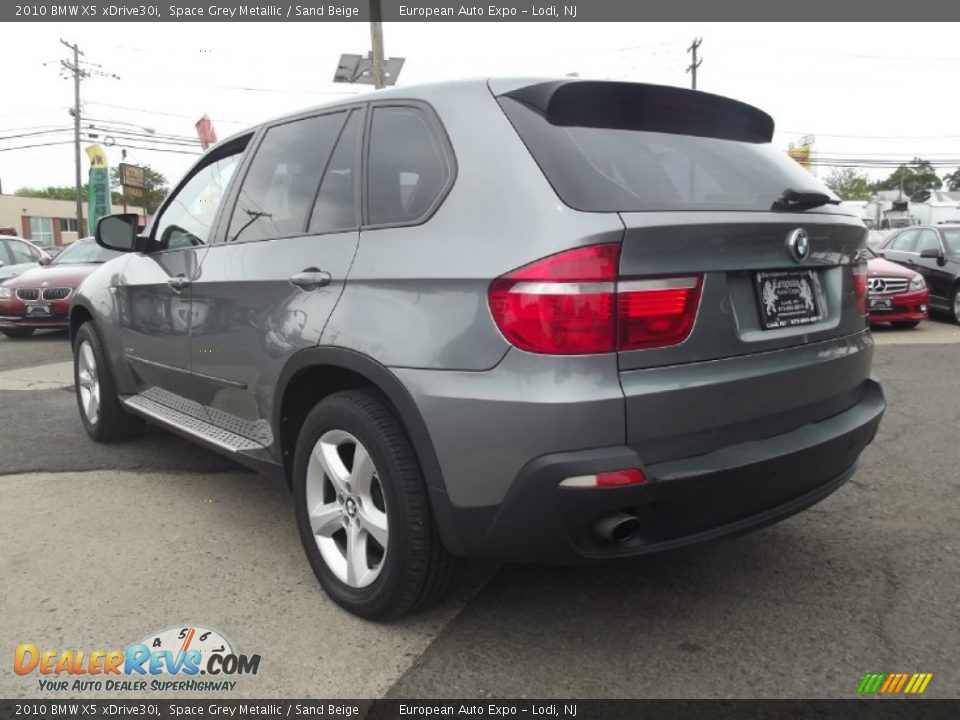 2010 BMW X5 xDrive30i Space Grey Metallic / Sand Beige Photo #3