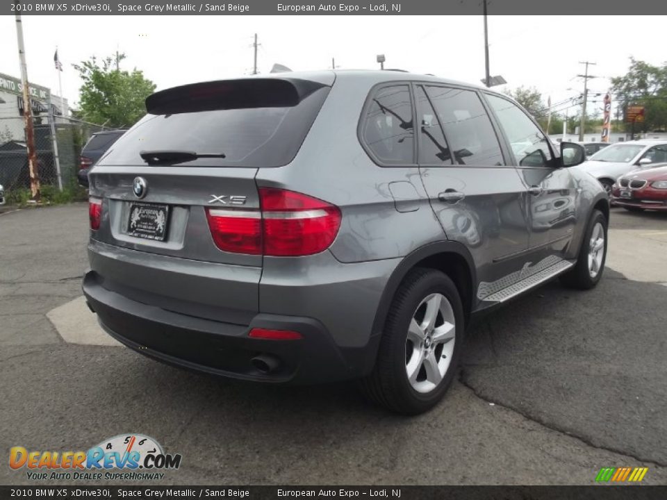 2010 BMW X5 xDrive30i Space Grey Metallic / Sand Beige Photo #4
