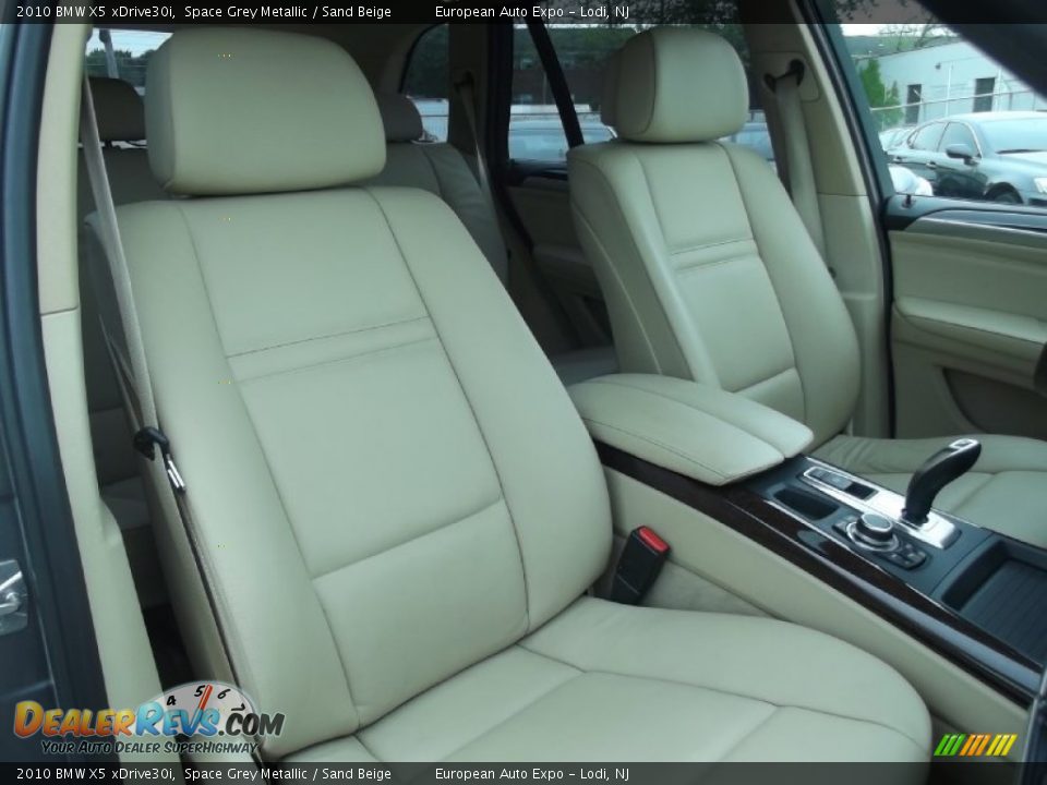2010 BMW X5 xDrive30i Space Grey Metallic / Sand Beige Photo #7