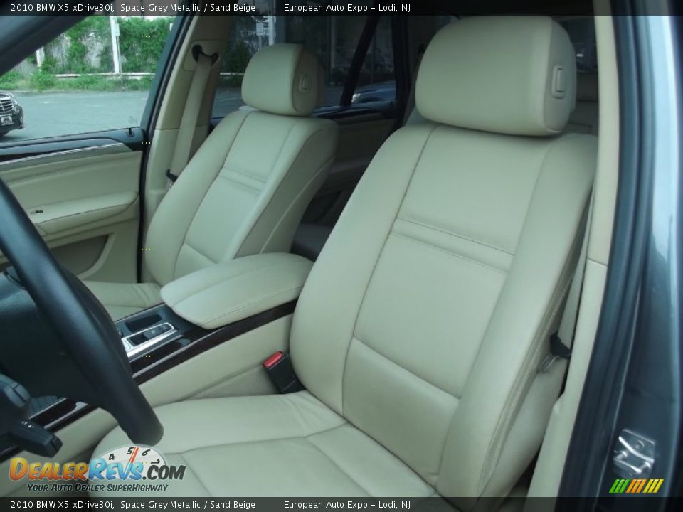 2010 BMW X5 xDrive30i Space Grey Metallic / Sand Beige Photo #8