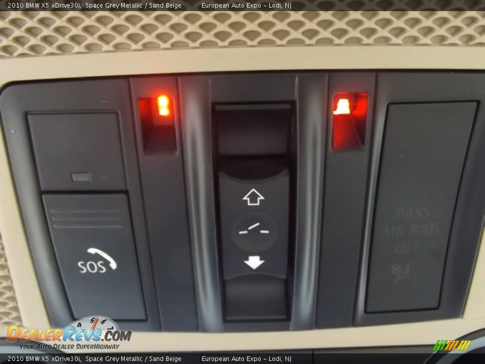 2010 BMW X5 xDrive30i Space Grey Metallic / Sand Beige Photo #36