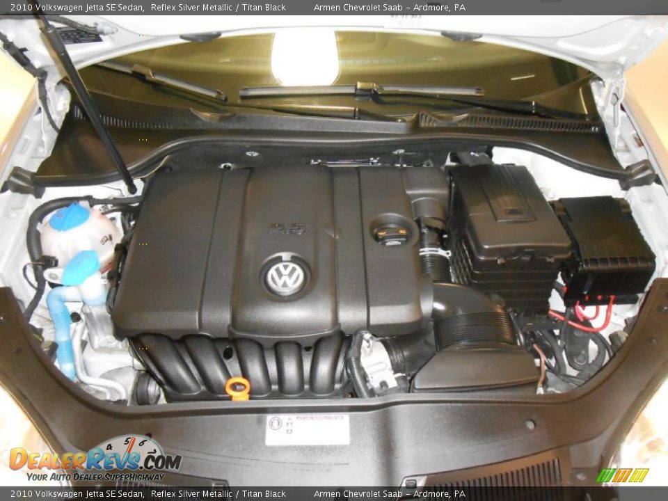 2010 Volkswagen Jetta SE Sedan Reflex Silver Metallic / Titan Black Photo #20