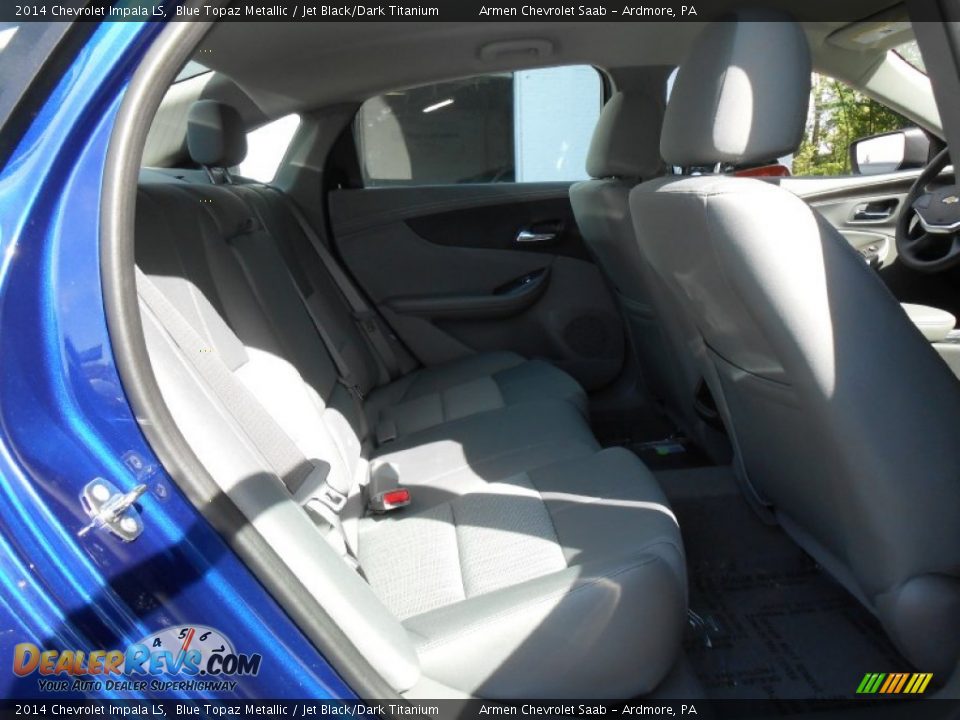 2014 Chevrolet Impala LS Blue Topaz Metallic / Jet Black/Dark Titanium Photo #8