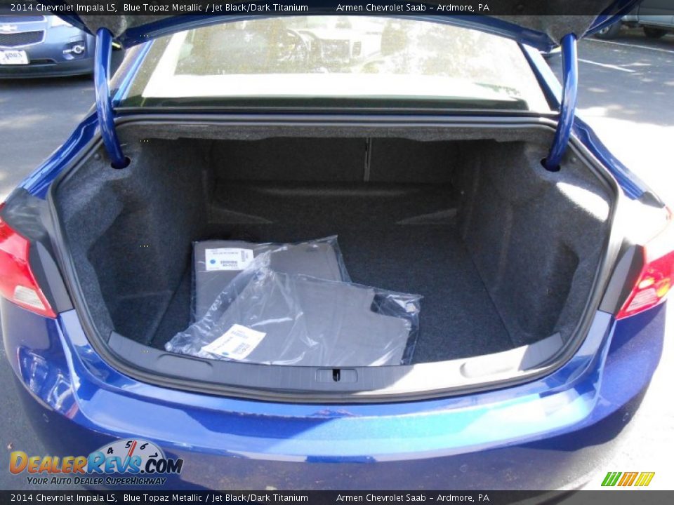 2014 Chevrolet Impala LS Blue Topaz Metallic / Jet Black/Dark Titanium Photo #9