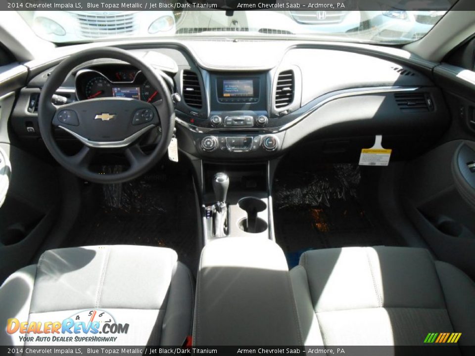 2014 Chevrolet Impala LS Blue Topaz Metallic / Jet Black/Dark Titanium Photo #10